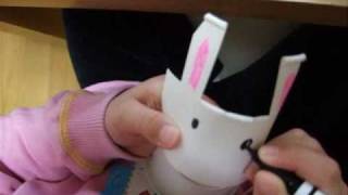 うさぎ 紙コップ 作り方 How to make a paper cup rabbit DIY Handmade