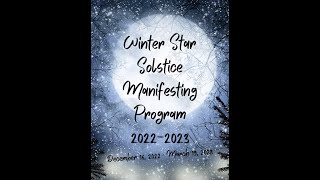 Winter Star Solstice Intro \u0026 Welcoming