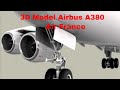 3D Model Airbus A380 Air France Review