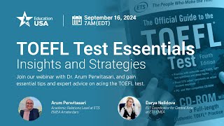 TOEFL Test Essentials: Insights and Strategies I Exclusive 10% Off Code