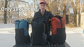 Comparing 3 of the World's Lightest Framed Backpacks - Highline vs Roan vs Jocassee