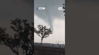 Possible funnel cloud spotted in Sienna