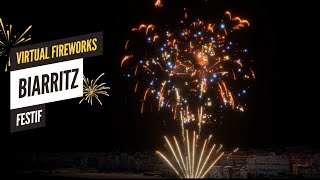 🎆 Spectacle Pyrotechnique FWSIM – Fête Éblouissante à Biarritz 🎉