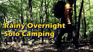 Rainy Overnight Solo Camping / 雨のち晴れのソロキャンプ