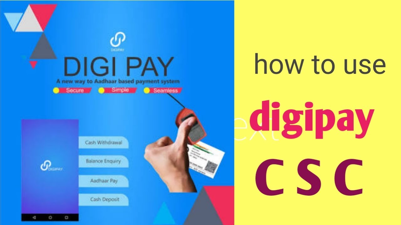 HOW TO USE DIGIPAY APP CSC - YouTube