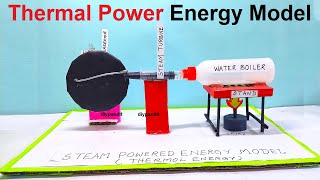 steam powered energy model (thermal energy) model | DIY pandit