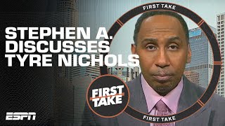 Stephen A. on Memphis police releasing footage of officers beating Tyre Nichols | First Take