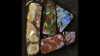 46.50 cts Australian Boulder Opal Rough Parcel