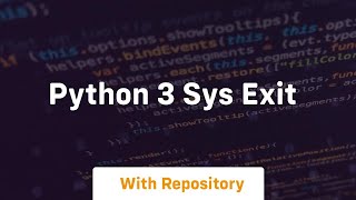 python 3 sys exit