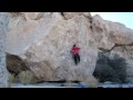 Joshua Tree Bouldering: JBMFP (John Bachar Memorial Face Problem) (V5)