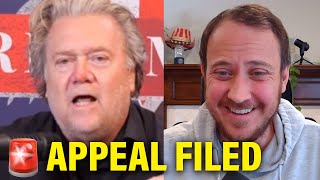 BREAKING: Steve Bannon Files NOTICE OF APPEAL of Criminal Contempt of Congress Conviction