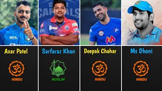 Religion of India cricketers 2023 || Indian Famous Cricketer Religion