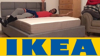 IKEA HAUGESUND MEDIUM FIRM SPRING QUEEN MATTRESS | BED REVIEW