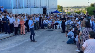 Discurso en la inauguración del Centro Deportivo Mercedes.