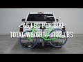 sportrack lock and tilt hitch 3 bike rack review and demo