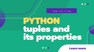 Python Tutorial for Beginners 11: Python Tuples Learn Python Programming