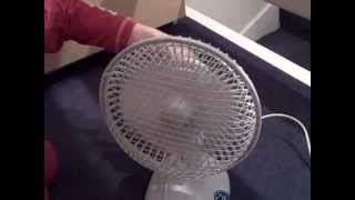 This is a Dunelm Mill 6 inch desk fan