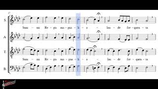 Choir/chór - Gaude Mater - Bass + score