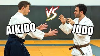 Aikido vs Judo - Real Sparring