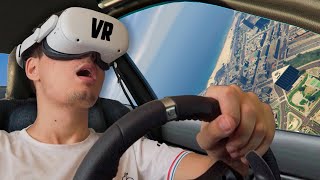 Jugando a GTA 5 con Volante y Realidad Virtual (Mods)