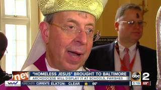 Homeless Jesus sculpture will tour Baltimore before being permanently displayed