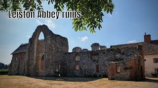 Exploring Leiston Abbey ruins