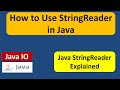 How to Use StringReader in Java | Java IO Tutorial | Java Tutorial