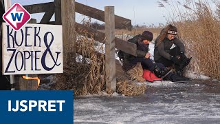 Schaatsen met koek en zopie in Aarlanderveen - OMROEP WEST