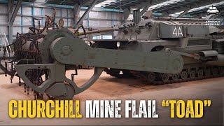 The British Churchill MINE CLEARING Flail Tank 