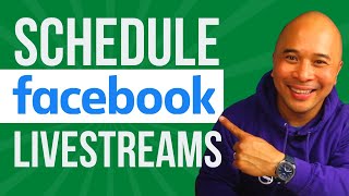 How I Schedule my Facebook Live Streams (SUPER EASY!)