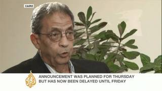 Amr Moussa speaks to Al Jazeera