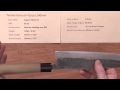 Tanaka Kurouchi Gyuto 240mm Quick Look