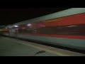 22511 ltt kamakhya karmbhoomi exp train video with 120km speed crossing shegaon station in night