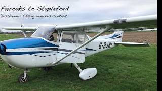 Fairoaks (EGTF) to Stapleford (EGSG) w/ATC