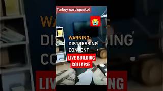 Live Building collapse Unseen Footage Turkey Earthquake😭 #ytfeed #ytshorts #turkey #earthquake #live