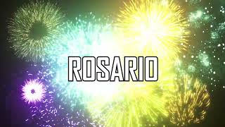 HAPPY BIRTHDAY ROSARIO