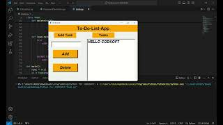 To do application for CODSOFT #python #coding #internship #dsa #java #javascript #reactjs