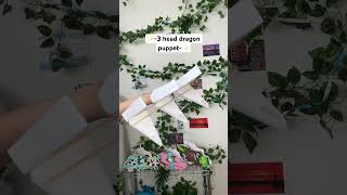 3 head dragon puppet ✨