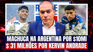 🚨 $10 MILHÕES POR MACHUCA! TIME ARGENTINO QUER! 👀 $30 MILHÕES POR KERVIN! OFERTAS DA EUROPA E MLS!