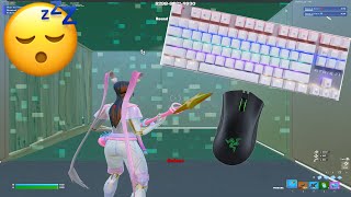 Atrix Sniper 80% ASMR Chill🤩 Piece Control 1v1🏆+ settings Satisfying Keyboard Fortnite