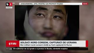 SOLDAȚI NORD-COREENI, CAPTURAȚI DE UCRAINA_Știri B1TV_12 ian. 2025