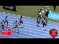 Anthony Haslam wins U13 boys 100m at JTA Sagicor Champs