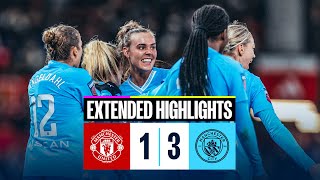 HIGHLIGHTS! DERBY DELIGHT FOR SUPER CITY AT OLD TRAFFORD | Man United 1-3 Man City | WSL