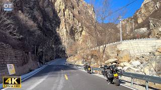 Baiyang Valley 4K HDR - Driving in Beijing Changping - Scenic Mountain Road