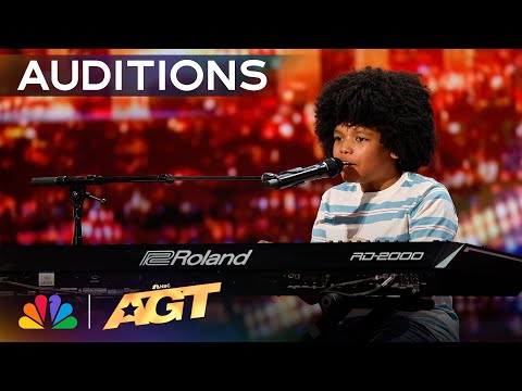 Journeyy, de 9 años, canta la canción original y audiciones para "Paradise" AGT 2024