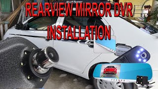 HOW TO: Install Car Rearview mirror / DVR / Blackbox / Dashcam