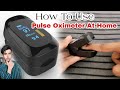 How To Use Pulse Oximeter At Home in Tamil / Umair Rilwan