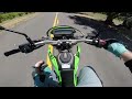 riding my new motorcycle from dealership brand new 2025 klx 300 first ride