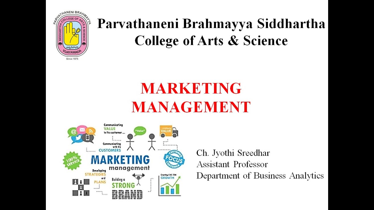 Marketing Management Youtube