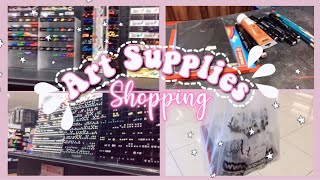 Go Art Supplies Shopping With Me | Almxnd Latte